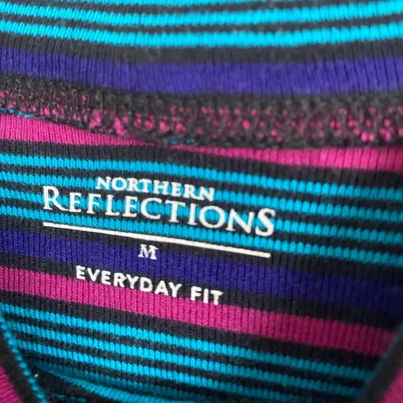 Northern Reflections Striped Turtleneck - Picture 10 of 10